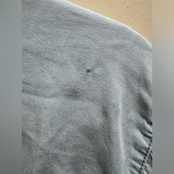 Tinsel long sleeved light blue button up top - Picture 8 of 8